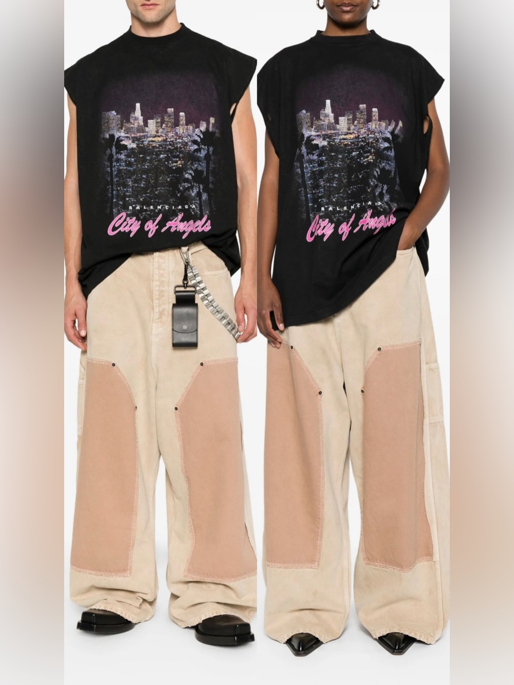 Balenciaga Unisex City Of Angeles Sleeveless Tank Top Size XLarge